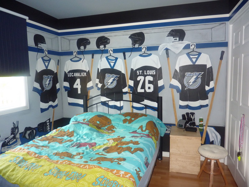 Hockey Bedroom
