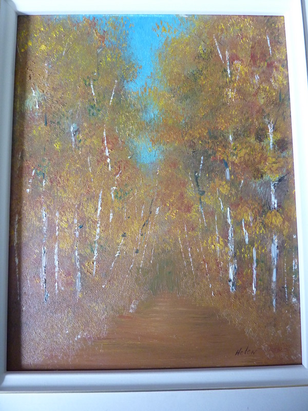 Trees in  Gold
Oil 7  1/2 x 10
$150.00