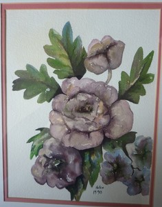 <b>Roses</b><br />Watercolour 10 x 13
<br />