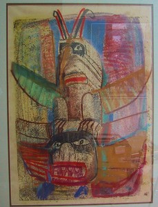 <b>Totem Pole </b><br />Pastel   23 x 31 inches
<br />$550.00