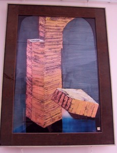 <b>Ruins</b><br />Hinterglas  Framed by Artist   23 x 34 inches
<br />$3700.00